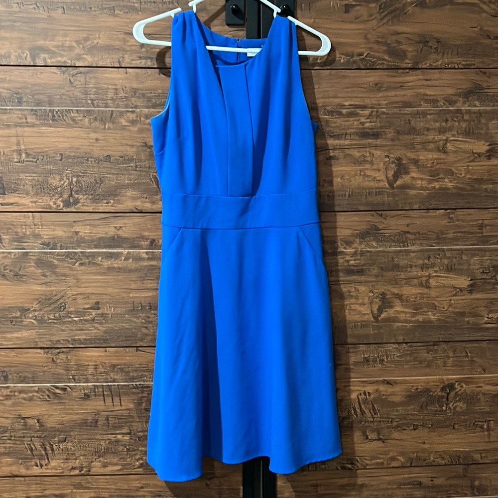 Blue Calvin Klein dress with pockets!